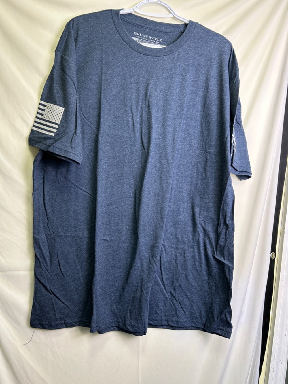 5-Pack Men's Short-Sleeve Tee with Sleeve Flag Accent and Crossed Rifles
